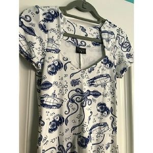 Rock steady pin up octopus nautical dress